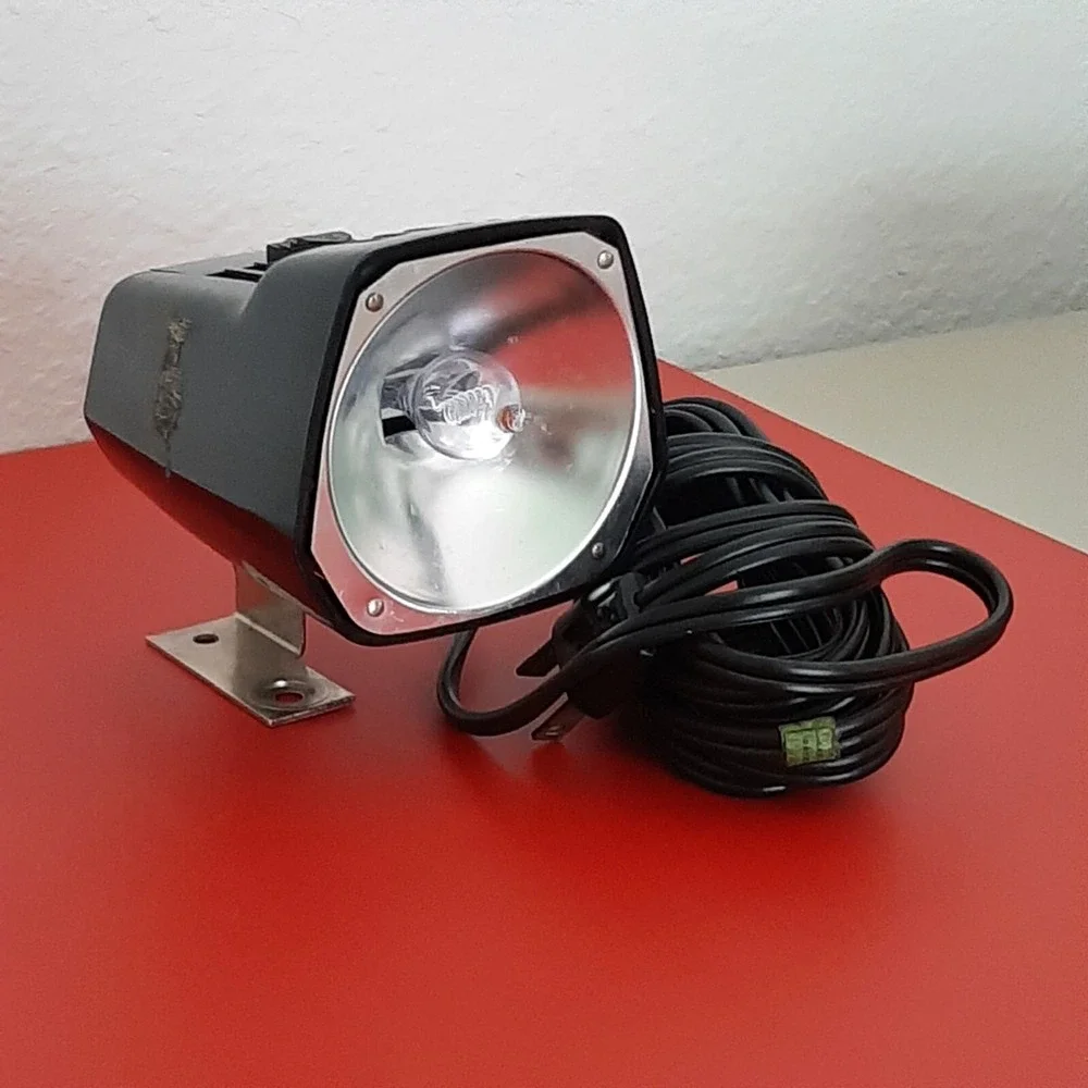 GE Flood Beam Movie Light Model MG 650w tested working bulb photography